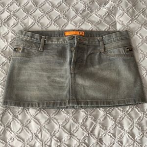 Mini jeans skirt